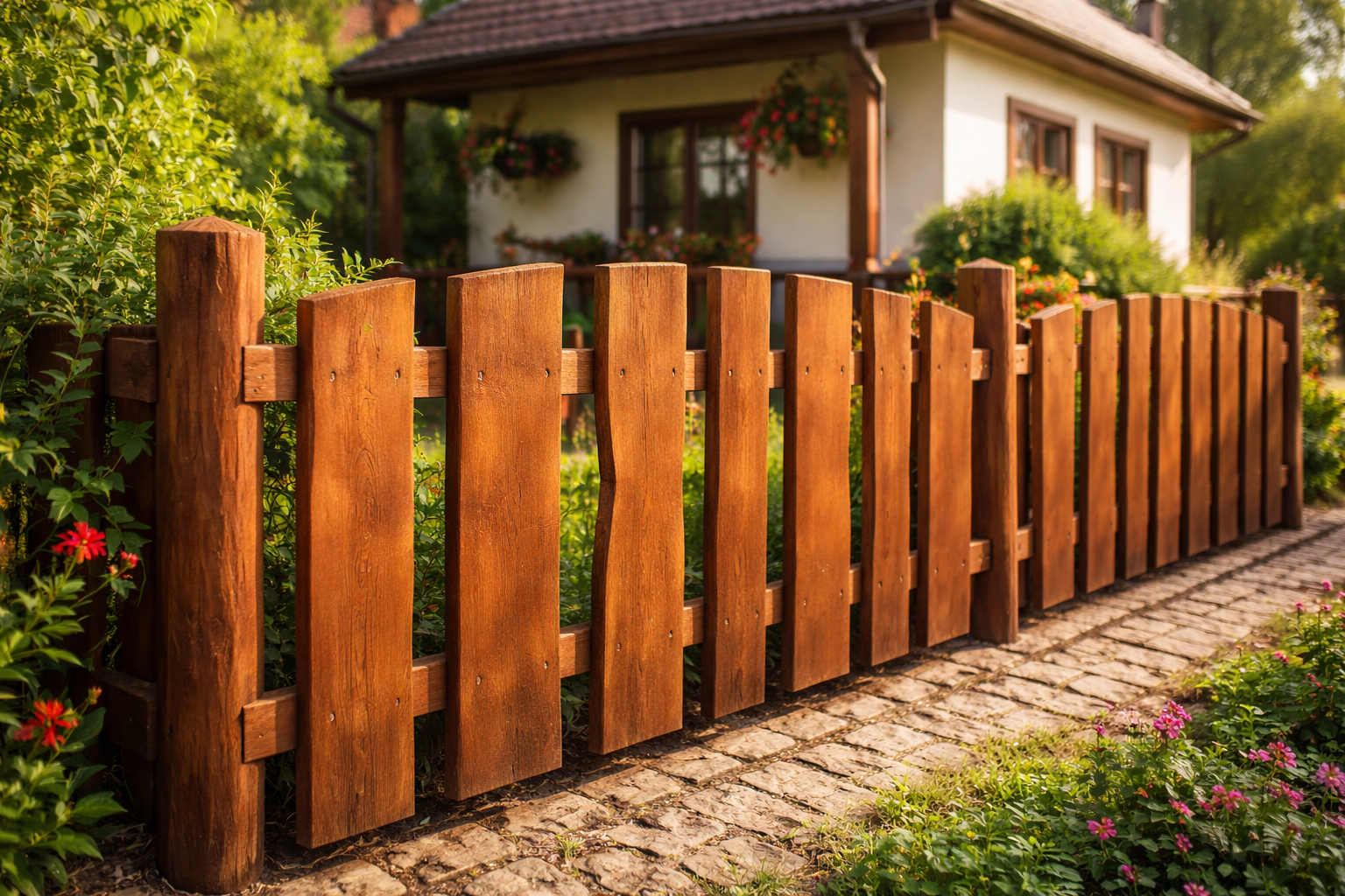 családi házak kerítése