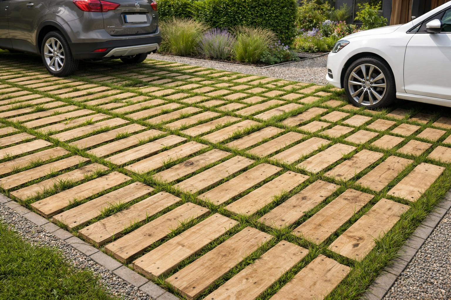 Kerti parkolók és autóbeállók